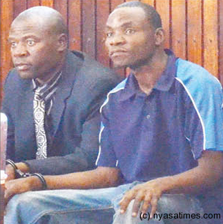 Macdonald Kumwembe and Ronald Kadzuwa: Freed on bail