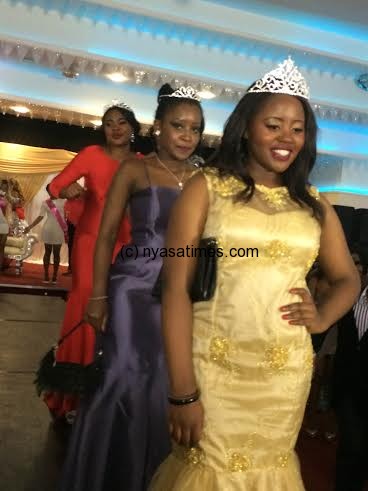 Miss Malawi UK and her runners up