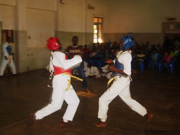 Zomba Taekwondo athletes