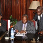 University Council management officials who met Pres. Banda