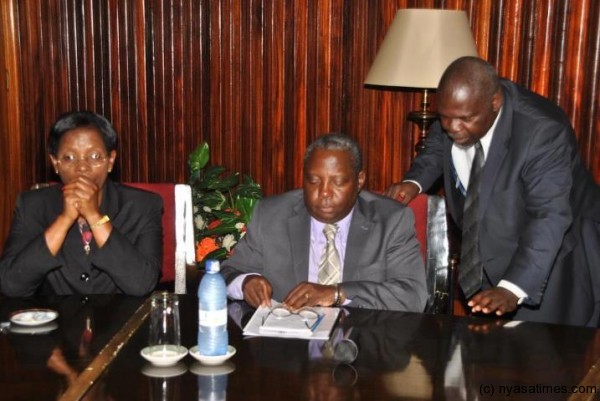 University Council management officials who met Pres. Banda