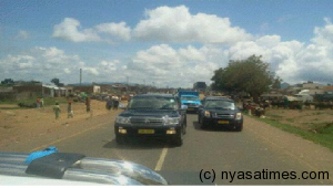 Presidential-like convoy of DPP