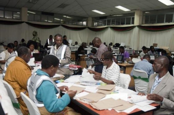 Malawi's vote counting