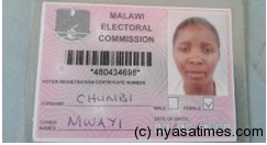 Counterfeit voter ID sold in Mzuzu