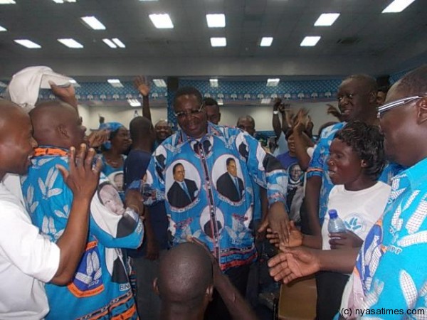 Peter Mutharika declared winner of DPP presidential elections