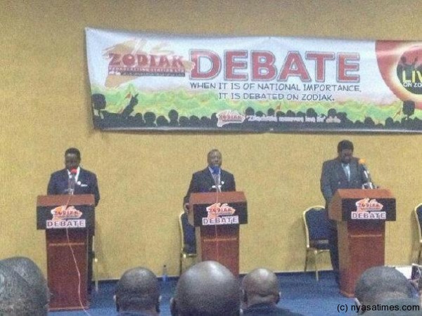 Zodiak debate: MCP presidential hopefulls