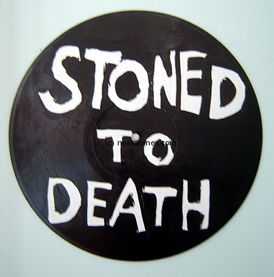 stoned to death