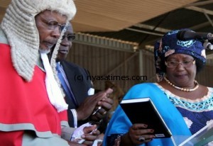 joyce b sworn in