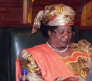 President Joyce Banda