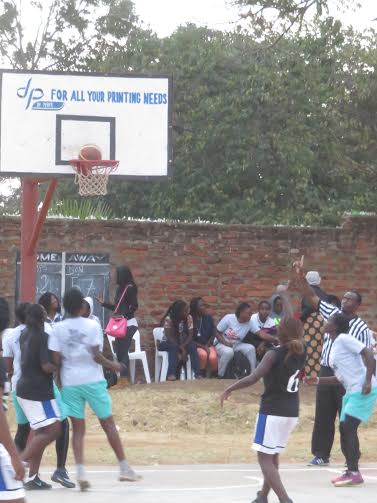 Angels make a basket against Lady Bricks