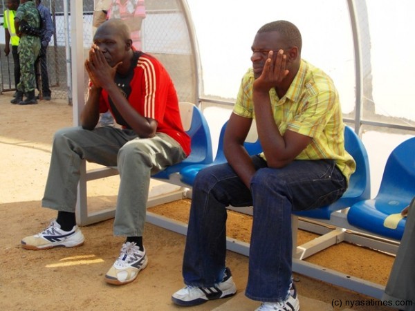 Azam Tigers coach Leo Mpululadejected after Moyale's equalizer....Photo Jeromy Kadewere
