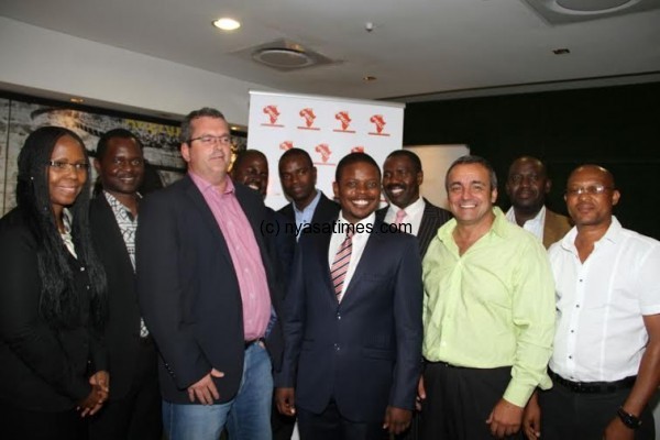 Prophet Bushiri Group photo with delegates from different countries after presentations