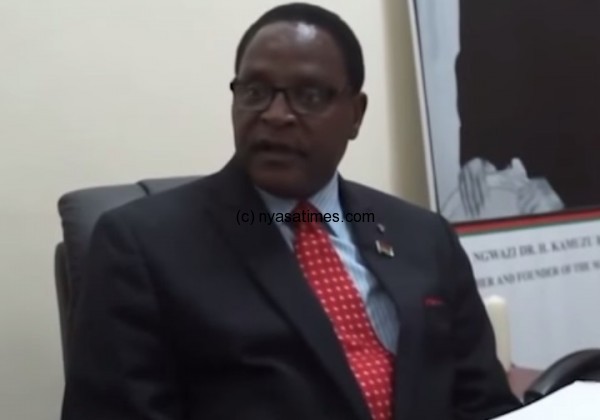 Chakwera: Listening to all sides of the opinion