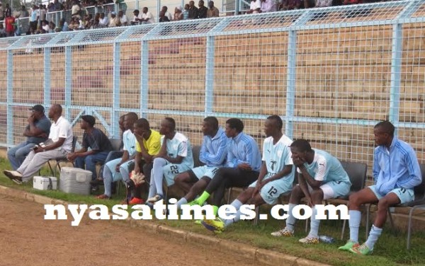 Bankers' bench watching the proceedings