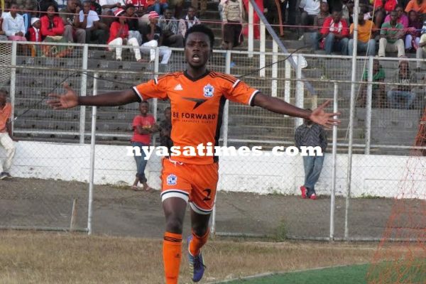 Bongani Kaipa celebrating his equalizer....Photo Jeromy Kadewere