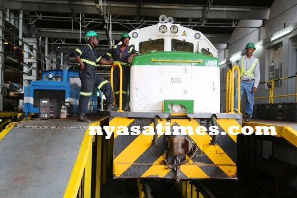 CEAR train undergoing service...Photo Jeromy Kadewere.