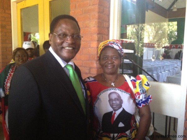 MCP president e-elect: Rev Chakwera and his wife