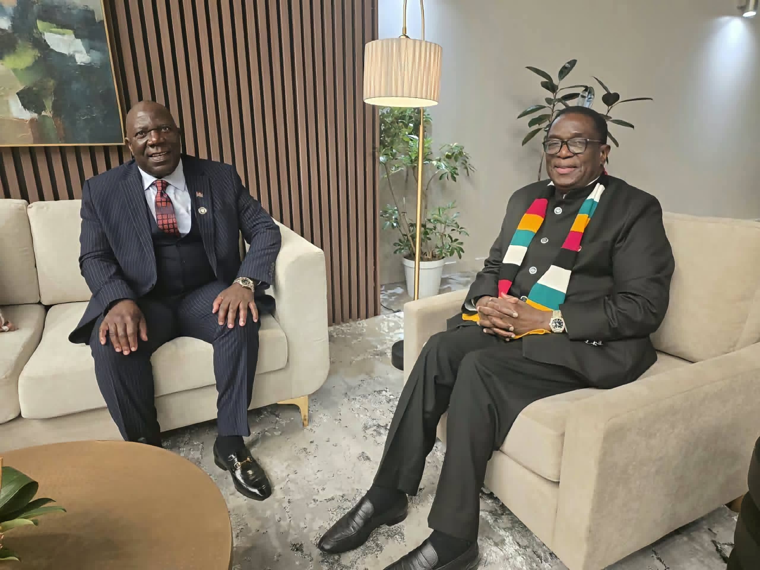 Chihana pushes Malawi’s economic ambitions in high-level Mnangagwa talks - Politics News Malawi