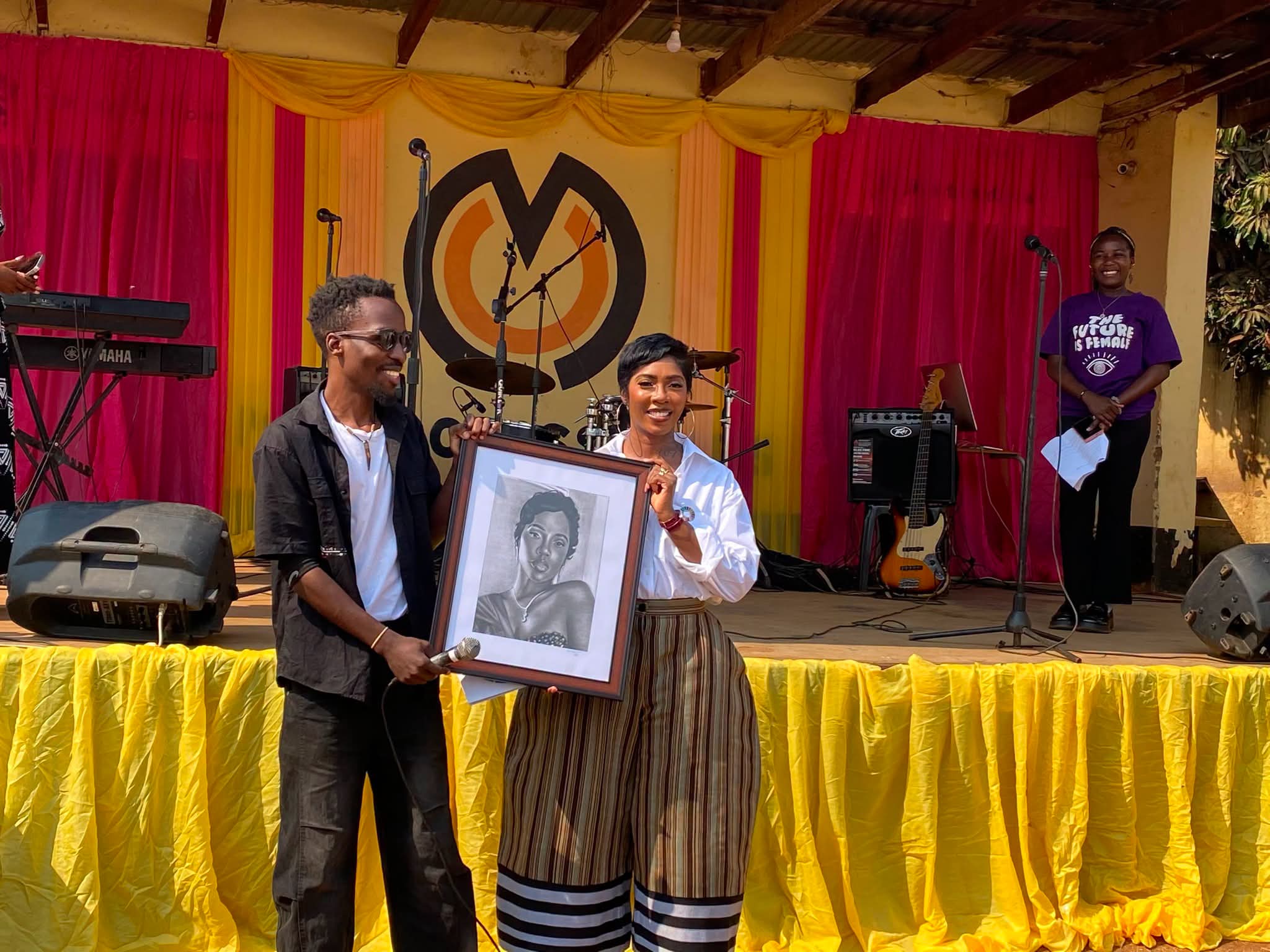 Tiwa Savage donates K17.5 million to support young female creatives in Malawi