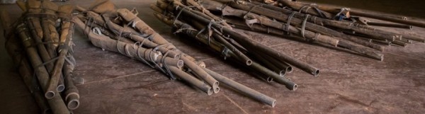 Guns that had been surrendered by poachers