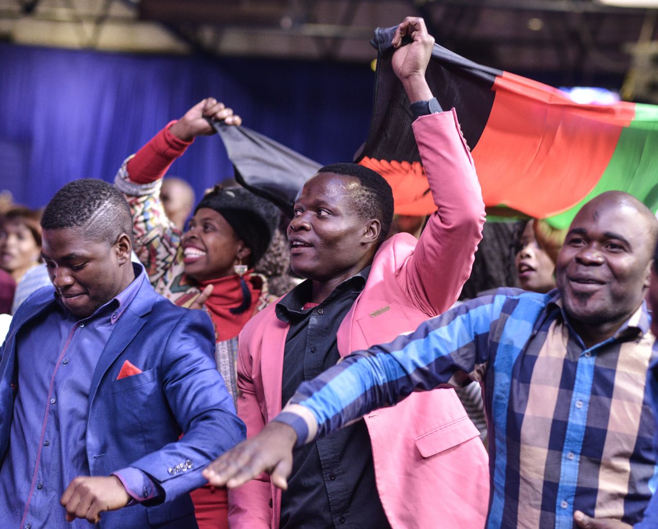 Great Angels Choir performs at Bushiri ECG church in South Africa