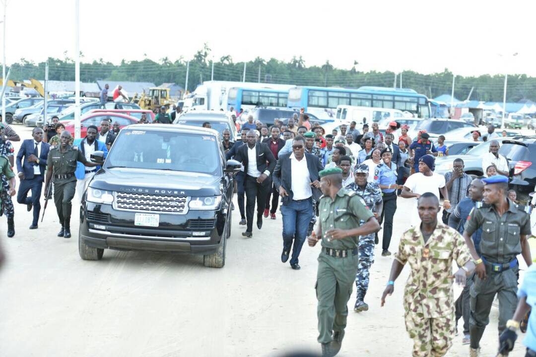 Pictorial Nigeria honours Bushiri with 24hour military and police