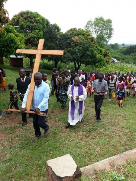 Way of the cross in Mzuzu
