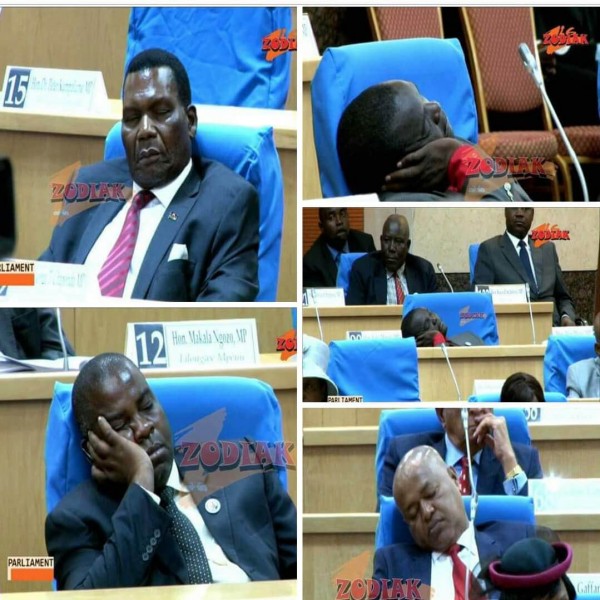 ZZZzzzzzz Bored MPs fall asleep listening to Malawi 