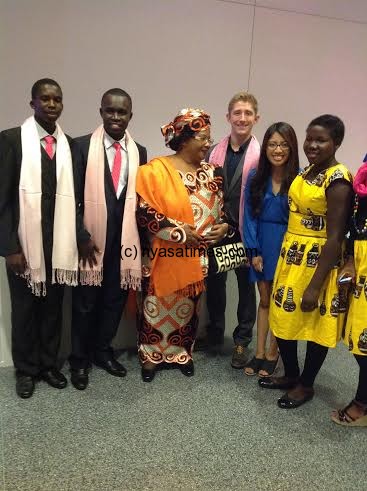 JB and fellow awardees pose for a photograph.