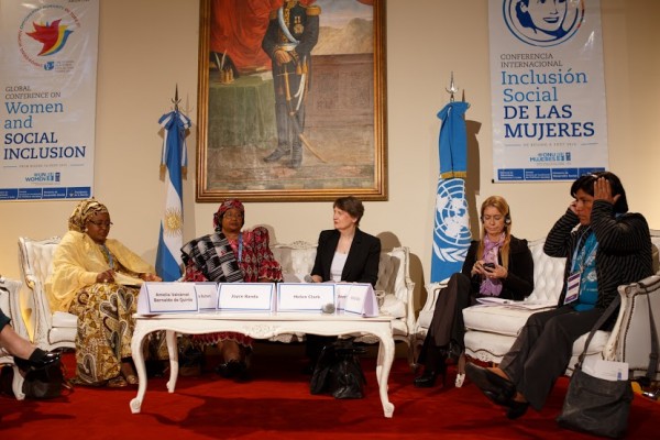 JB and fellow panelists in Argentina
