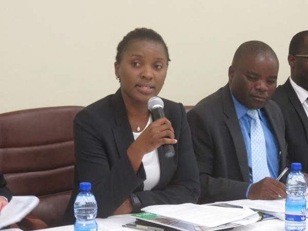 Jiya stressing a point during the AGM