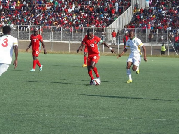 Joseph Kamwendo on the ball...Photo Jeromy Kadewere