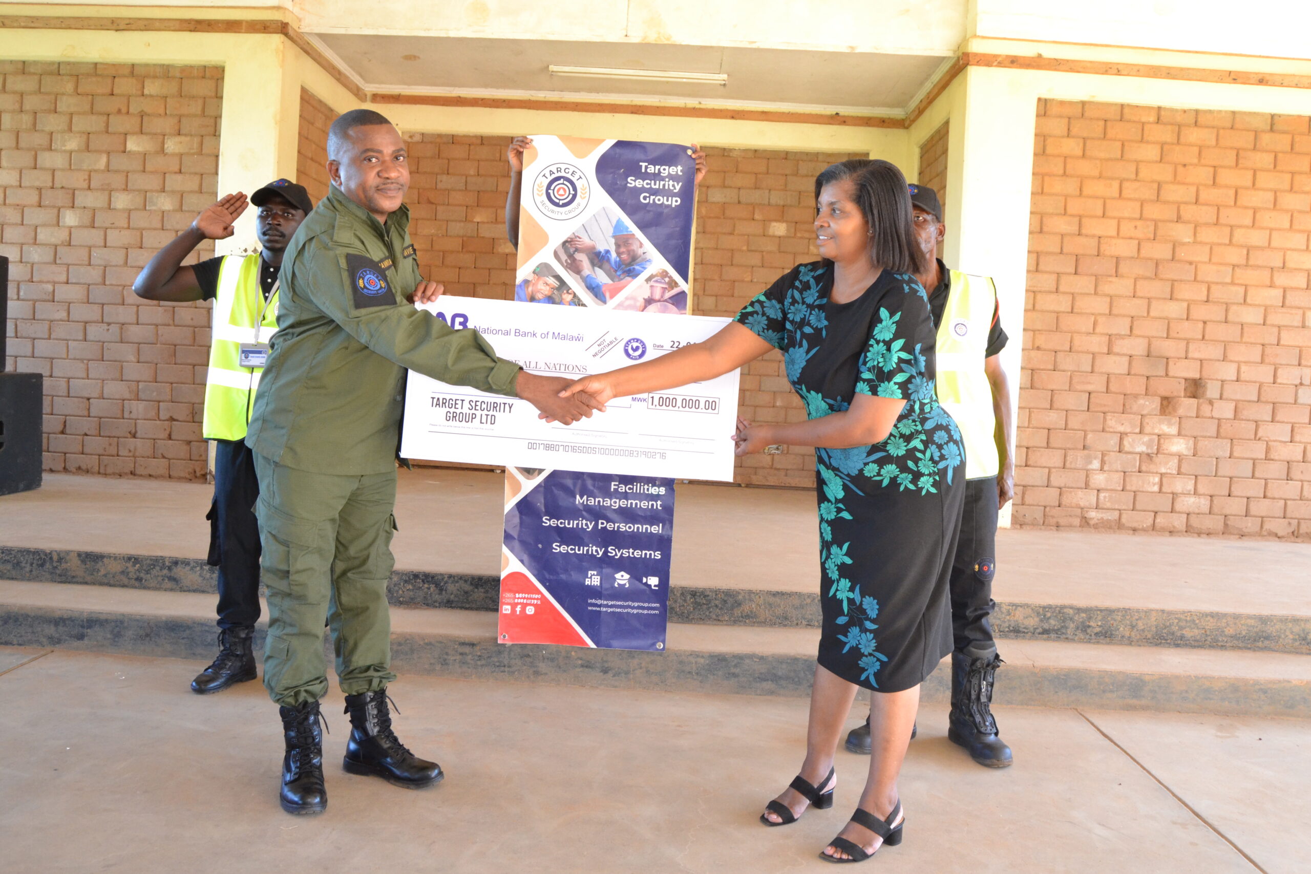 Target Security Group provides MK1m donation towards Children of The Nations' feeding programme - Malawi Nyasa Times - Vimarsana News