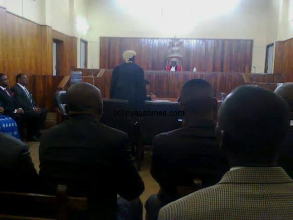 Lawyer Mvalo addressing the court