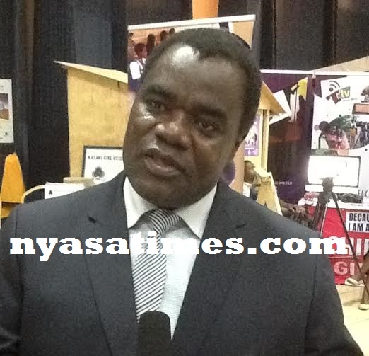 Macben Mkandawire speaking in an interview during the official launch of NGO Week