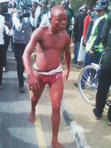 Man join the protests