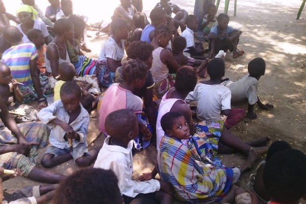 Mozambique refugees in Nsanje