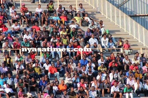 Part of the crowd that watched the game...Photo Jeromy Kadewere