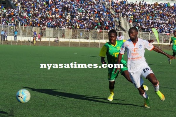 Rafiq Namwera chasing for the ball...Photo Jeromy Kadewere