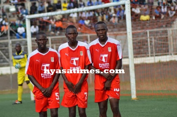 Hands  shield privates as Red Lions players making a human wall.: Had blanks in the north