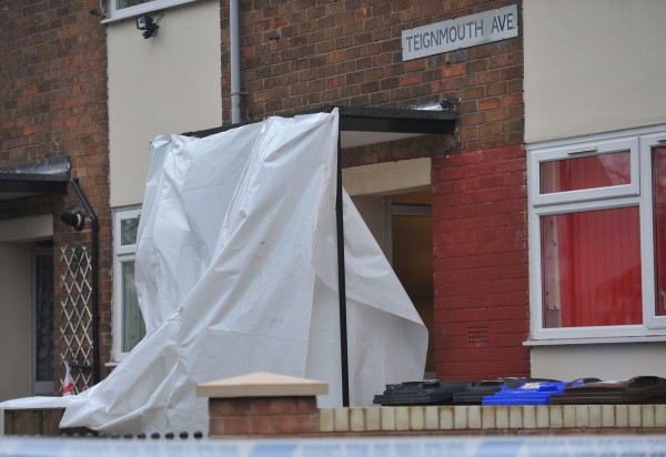 The house on Teingnmouth Avenue in Collyhurst where Malawian woman Lizzie Namukhopwa was stabbed 'more than dozen time' in late night attack