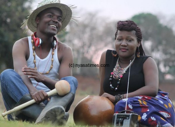 The hosts: Chris and ChikondI