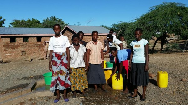 The youths pose for  a picture 
