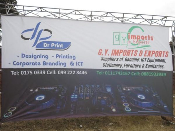 This is what we offer- Sponsors advertising their products at the court