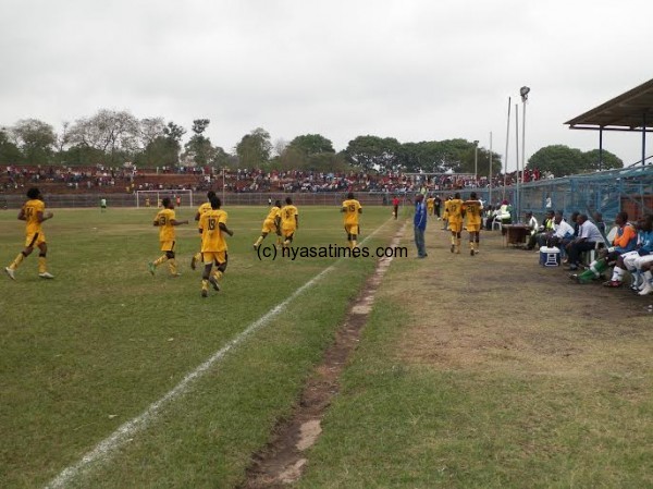 Tigers celebrate their second goal