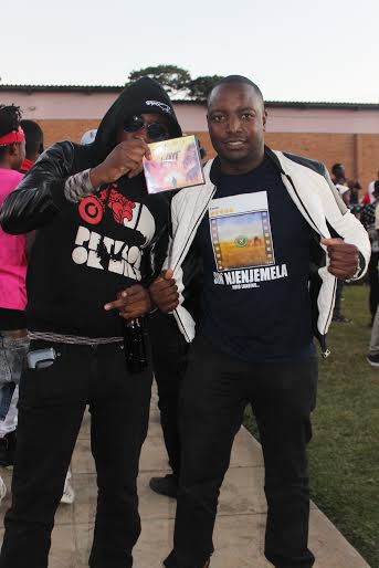 Tonderai with Bucci's mix tape