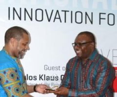 -MRA receives the Most Innovating Public Sector Award from Vice President Right Honourable Dr Saulos Chilima