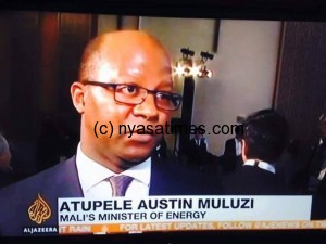 But even Al Jazeera can make a mistake@ Muluzi minister of Mali?