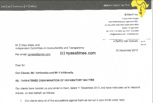 paramount letter