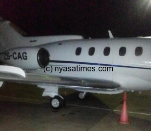 The plane that landed at Chileka